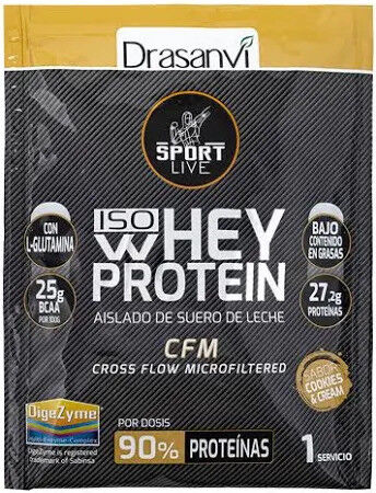 Drasanvi Whey Protein Isolate Cookies And Cream 30 gr Sport