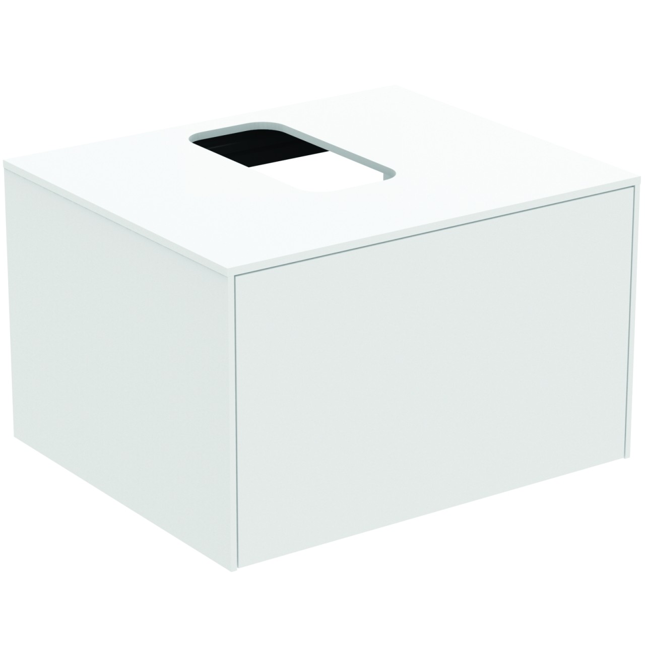 Ideal Standard Waschtischplatte Conca ohne Ausschnitt 602x505mm Weiss, Alte Nr.2019, TV768Y1 TV768Y1