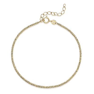 Armband CELESTA, gold (gelb), Armbänder, Damen, 16cm, Gold, glänzend, Armband