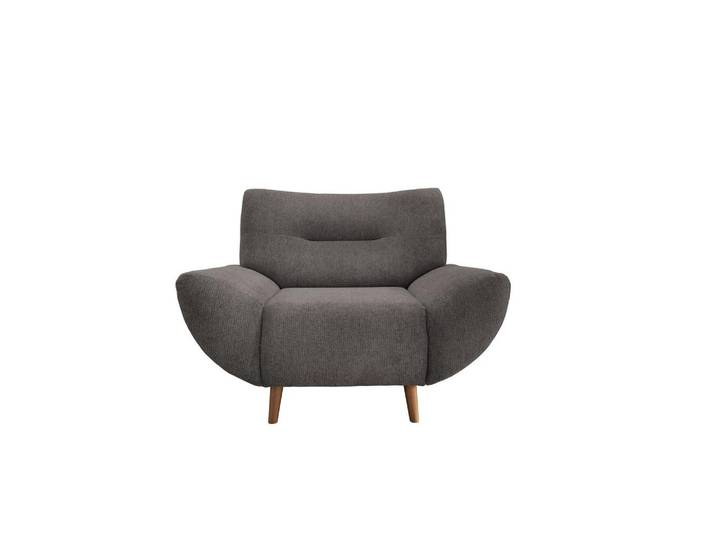 Sessel Drago Graubraun B/H/T: 111/81/90cm
