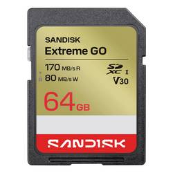 SanDisk Extreme GO microSDXC-Karte 64 GB UHS-I U3 Temperaturbeständig SDSDXGN-064G-GNCIN