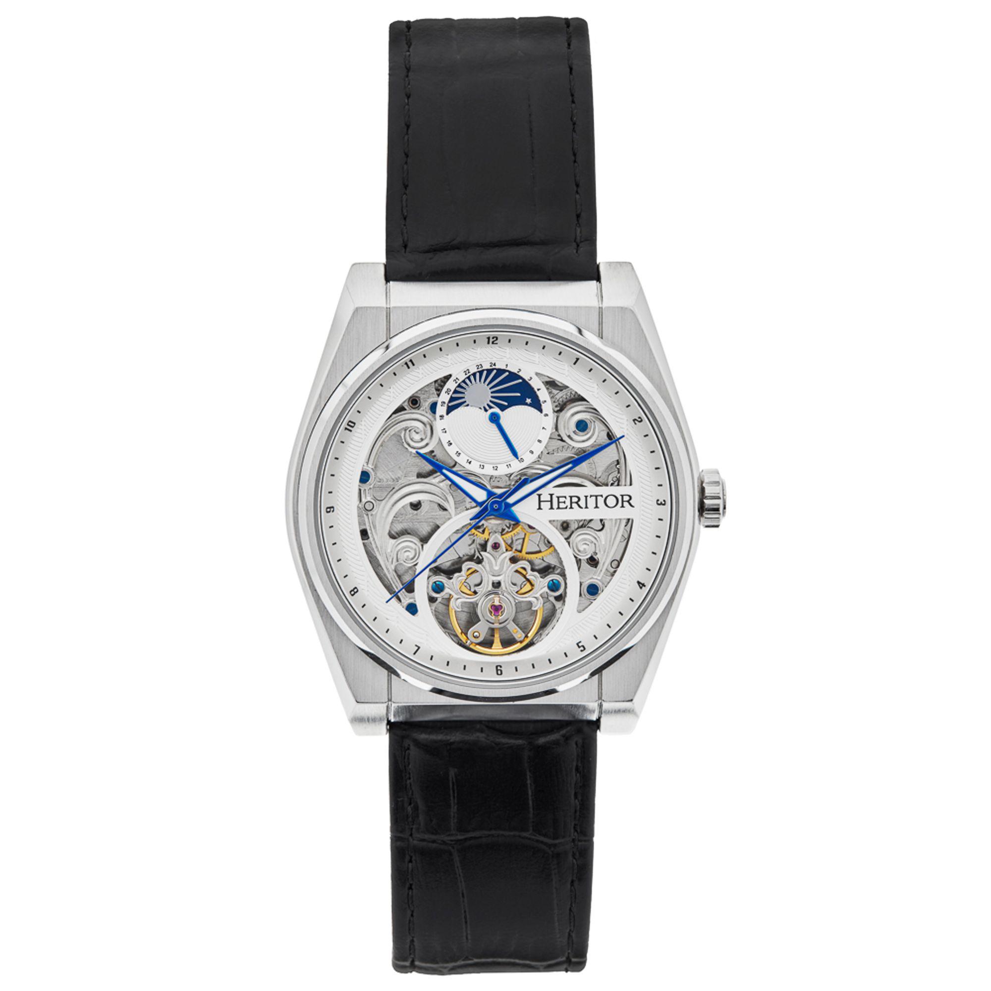 Heritor Automatische Daxton Semi Skeleton Horloge