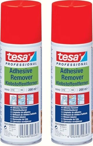 Tesa Klebstoffentferner Spray Glas / Kunststoff / Metall Entferner 200ml Spraydose (60042-00000-01)