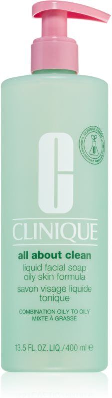 Clinique Liquid Facial Soap Oily Skin Formula Flüssigseife für fettige und Mischhaut 400 ml