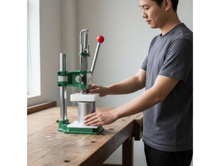 Sertisseuse à thé compacte manuelle, machine à sceller les boîtes, outil de scellage alimentaire hermétique, résistant à la rouille