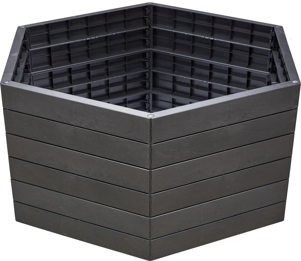Garantia Hochbeet Ergo XL 75 125 x 145 x 75 cm, stone, Flora Wassersystem