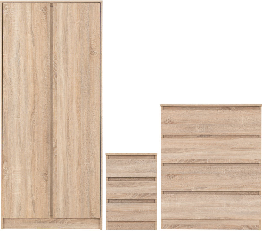 17 Stories Braunstein 3 Piece Bedroom Set Beige