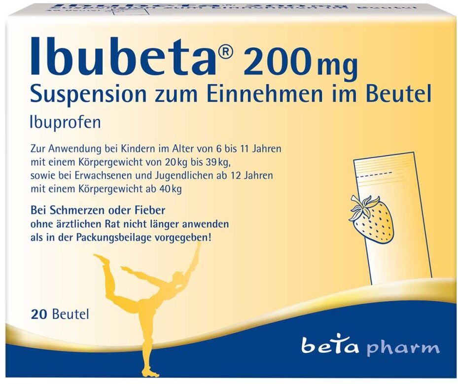 Ibubeta 200 Mg Suspension Zum Einnehmen Im Beutel
