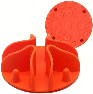 Inspire Picks Soft Silicone Slow Feeder Puzzle Bowl Insert Healthy Digestion & Interactive Feeding For Dogs orange s