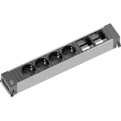Bachmann Power Frame 6-fach 4x Steckdose 2x Custom Module (916.030)