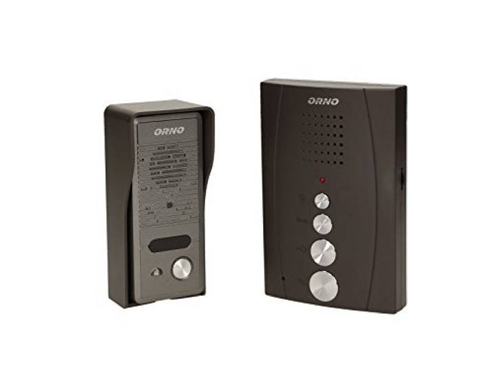 Eluvio - Interphone sans combiné - Pour maison individuelle - Noir