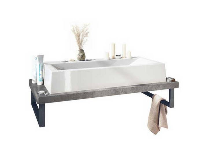 WASCHBECKENUNTERSCHRANK Nizza Steingrau