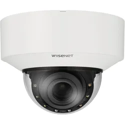 Hanwha 4MP AI IR Dome Camera (2592 x 1520 Pixel), Netzwerkkamera, Weiss