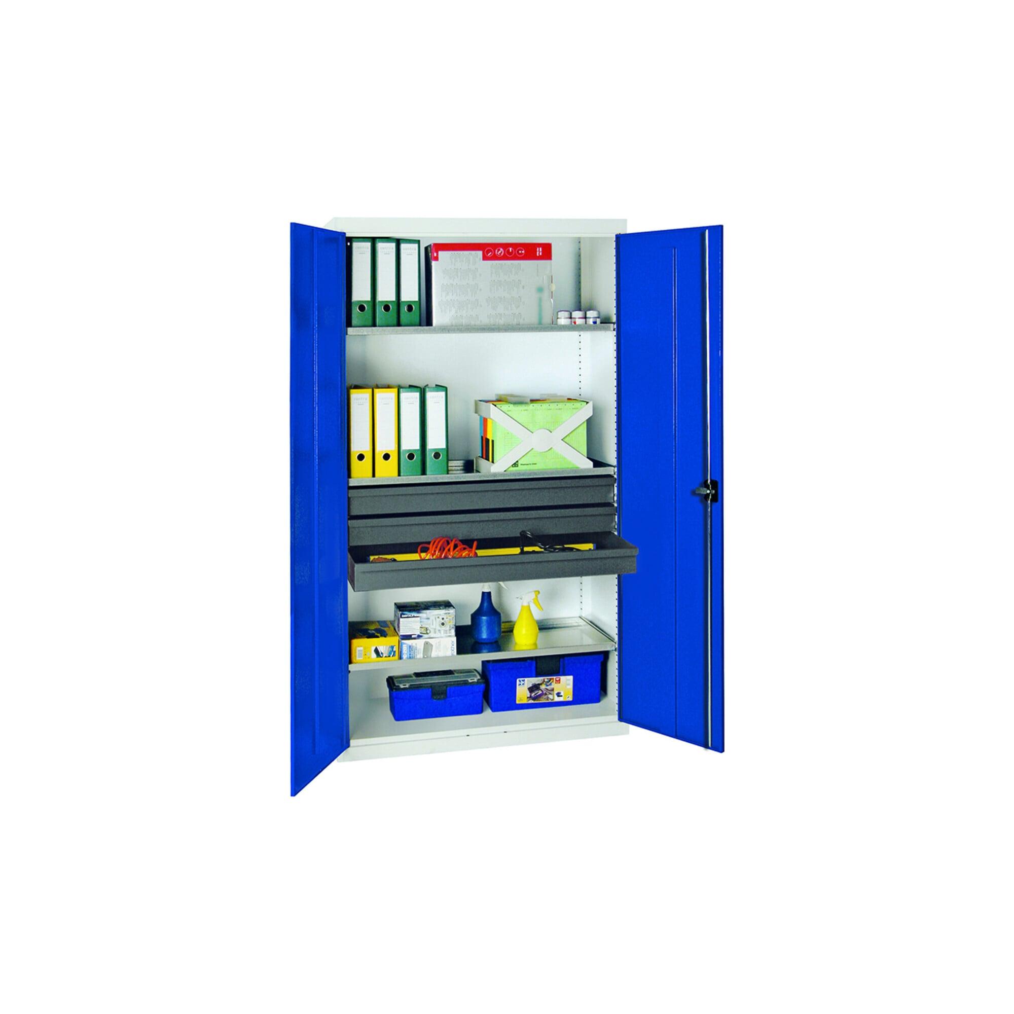 Stumpf Sortsystem Modul-Vario 45, graualu-struktur Innenbehälter, 45 Liter, Trethebel ; Stumpf Metall (625-045-1-2-100)