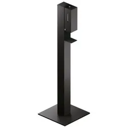 Hewi Sensoric Desinfektionsspendersäule 900.06.01360SC Aluminium pulverbeschichtet dunkelgrau perlglimmer tiefmatt, Aluminium pulverbeschichtet