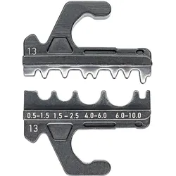 KNIPEX Crimpeinsatz für unisolierte Quetsch-, Rohr- und Presskabelschuhe nach DIN 46234 und 46235 - 973913