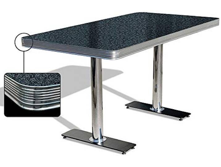 Bel Air Dinertisch Esstisch Tisch Bürotische Kantinentisch Gastrotisch Bistrotisch (Blackstone)
