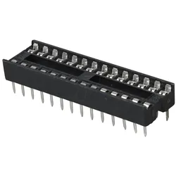 GS 28-S - IC-Sockel, 28-polig, doppelter Federkontakt