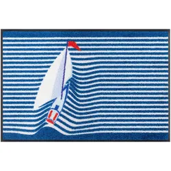 Wash + Dry, Fussmatte, Fussmatte 50x75 cm Sailing Boat (0.70 x 75 cm)