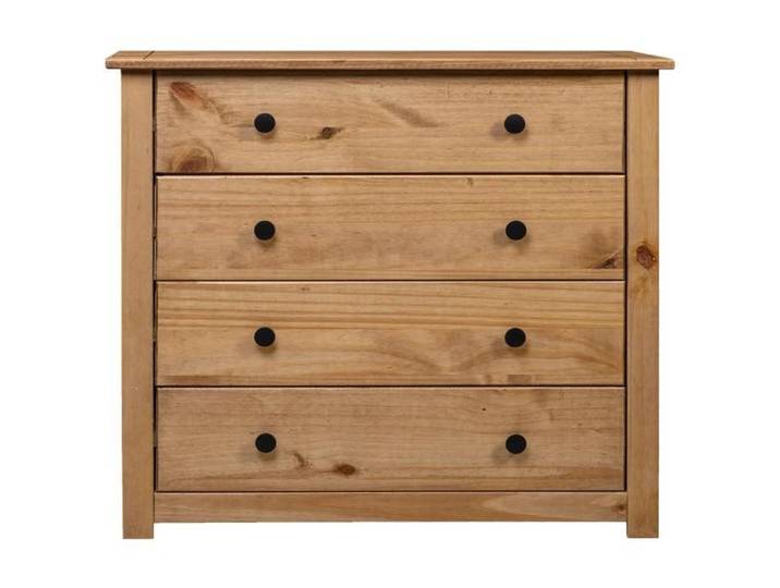 Armoire latérale {1 pièce} matériau durable Fonction d'affichage 80x40x73 cm Pin Assortiment Panama ofy31g22
