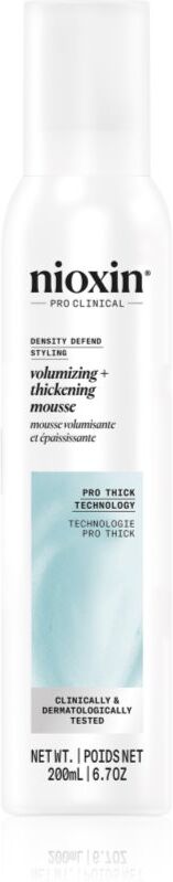 Nioxin Density Defend Styling Volumizing mousse fixante pour le volume des cheveux 200 ml