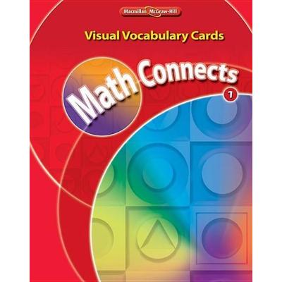 Math Connects, Grade 1, Visual Vocabulary Cards, Gebundene Ausgabe von MacMillan/McGraw-Hill,Mcgraw-Hill Education, Mcgraw Hill Higher Education,