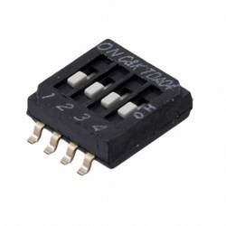 C & K Switches TDA04H0SB1 DIP-Switch TDA Series DIP-Schalter Polzahl 4 1 St. Tube