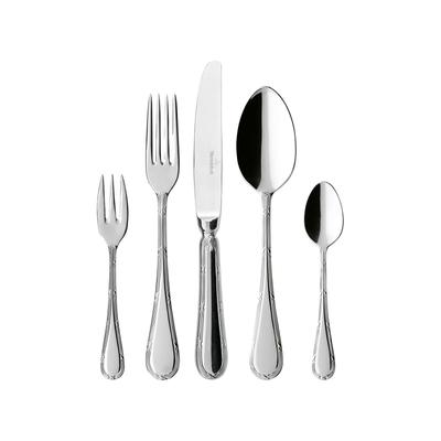 Besteck-Set VILLEROY & BOCH "Tafelbesteck Kreuzband Septfontaines 30er Set silber", silber, Essbesteck-Sets