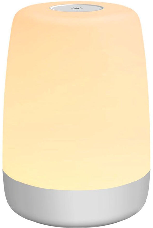 Lippa Baby Natlampe m. Touch-funktion, 9 Farver & 100 Timers Batteri - Hvid