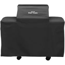Patton Grillabdeckung, 130x55x100cm Grillschutzhülle für Patio Chef 3+, Oxford-Stoff, Schwarz