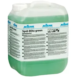 Kiehl Spül-Blitz green mit Glanztrockner 10 L Spülmittel Geschirrreiniger mit Glanztrockner