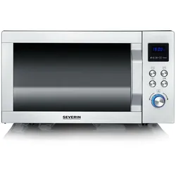 SEVERIN MW 7578 Flachbett Mikrowelle 900W 25L mit Grill