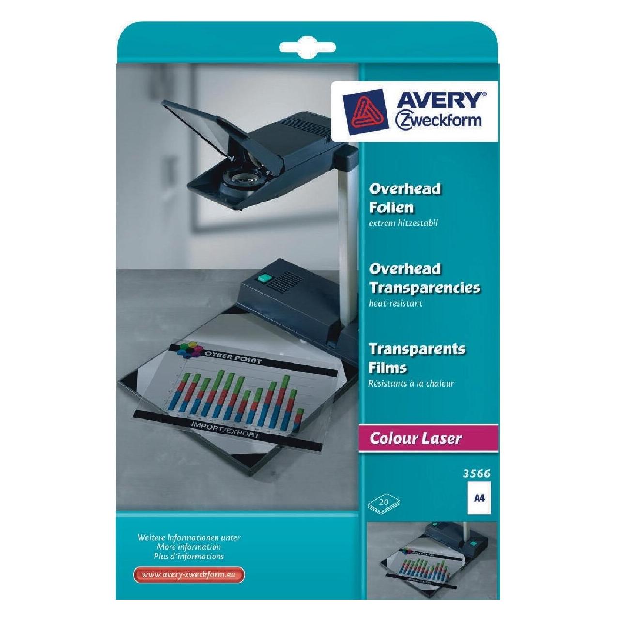 Avery Overhead-Folien (130 g/m², 1x) (3566)