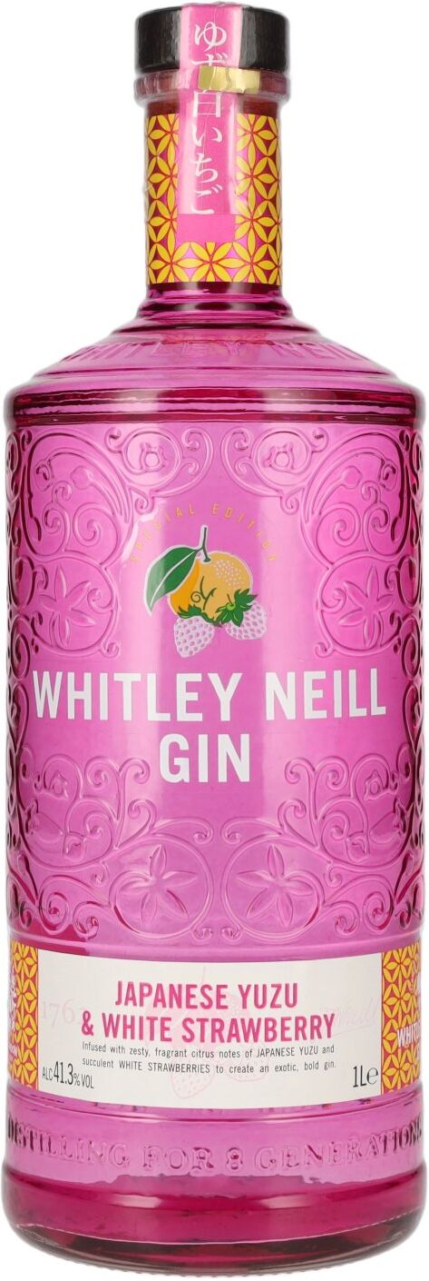 Whitley Neill Gin Whitley Neill JAPANESE YUZU & WHITE STRAWBERRY GIN 41,3% Vol. 1l