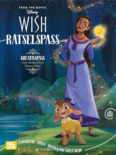 Disney Wish: Rätselspaß: Mit Labyrinthen, Spielen, Quiz und vielem mehr! Für Kinder ab 4 Jahren - Preis vom 10.10.2026 11:48:34 h