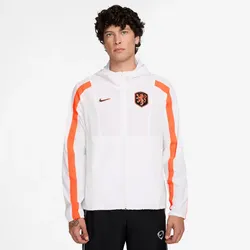 NIKE Niederlande Energy Dri-FIT Woven Kapuzenjacke Herren 100 - white/hyper crimson S