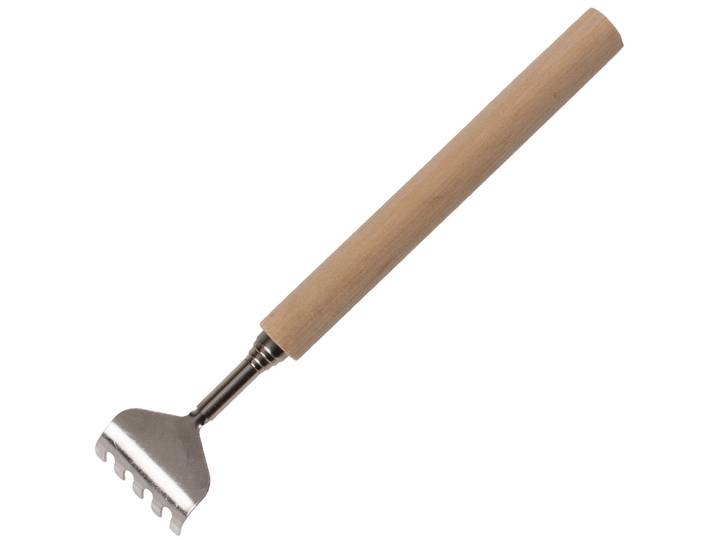 Teleskop-Rückenkratzer mit Holz-Griff, 17 - 52 cm