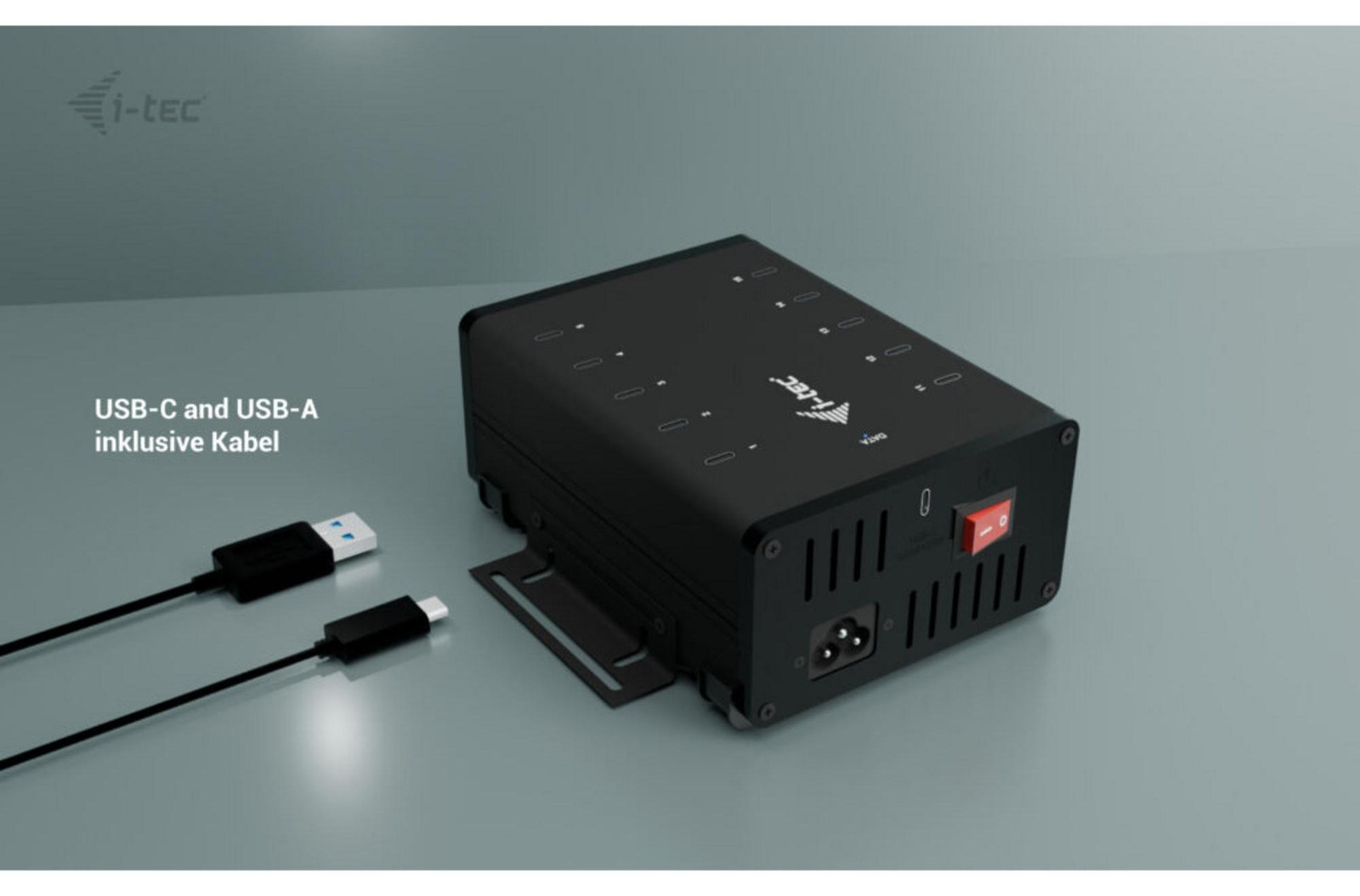 iTEC Oplaadstation met 10x USB-C aansluitingen