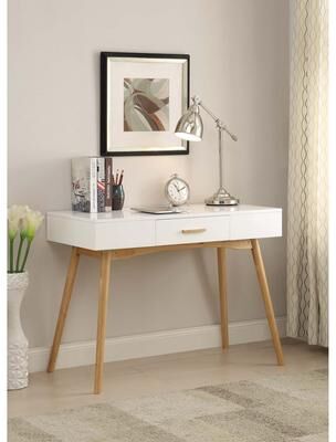 Convenience Concepts Oslo 1 Drawer Desk