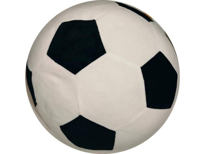 Jerry Fabrics Sierkussen 3D Voetbal - ca. 30 cm - Polyester
