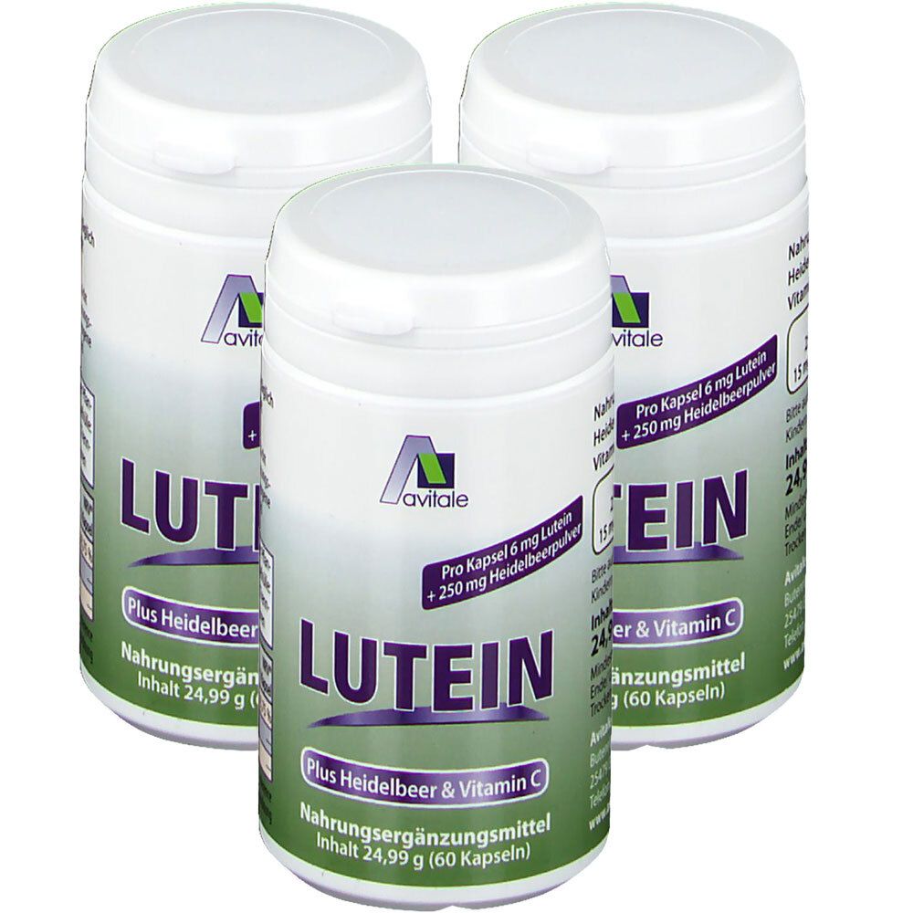 Avitale Lutein 3x60 St Kapseln