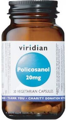 VIRIDIAN Policosanol 20 mg 30 caps