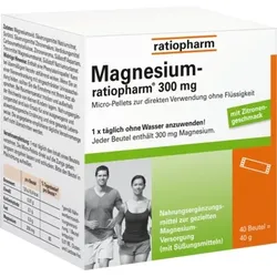 Magnesium-ratiopharm 300 mg  40 St Pellets