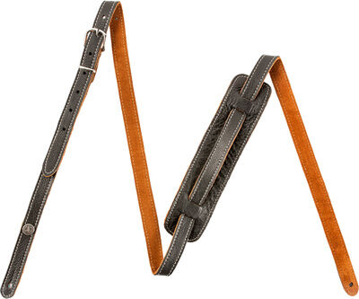 Dunlop Rev Willy's Vint Leather Strap Dunkelbraun