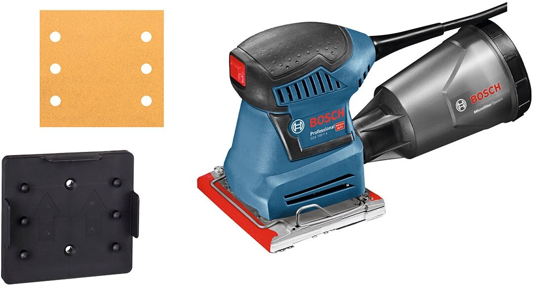 Bosch Lijadora eléctrica orbital. Azul
