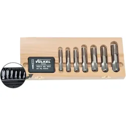 VÖLKEL Gewindebohrer Set M3-M20 HSS