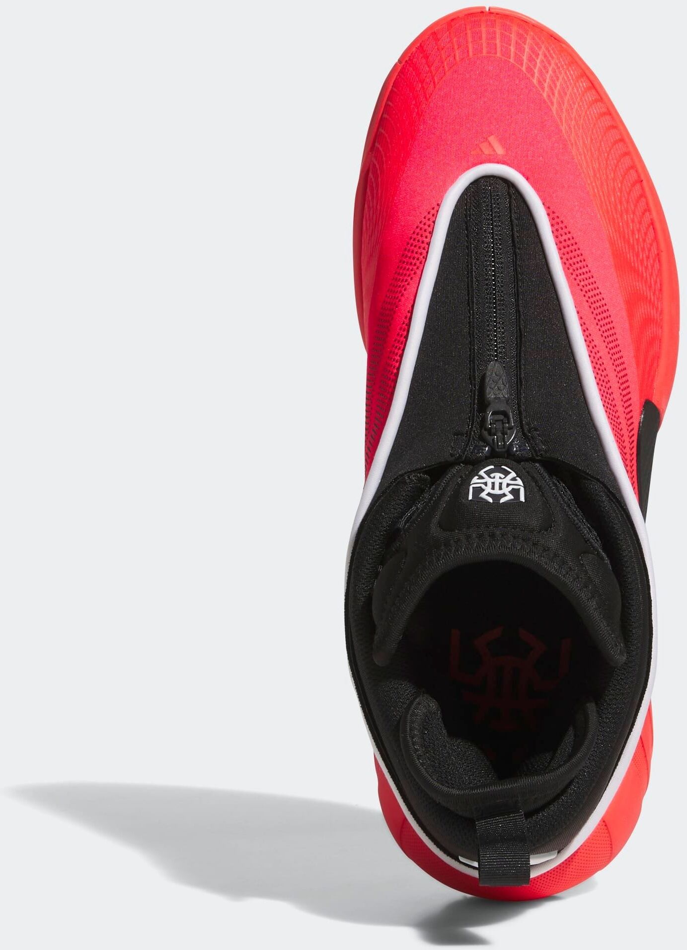 Basketballschuh ADIDAS PERFORMANCE "D.O.N. ISSUE 7", Gr. 41, weiss (lucid rot, core schwarz, cloud weiß), Textil, Schuhe Basketballschuh, Signature-Schuh von Donovan Mitchell lucid rot, core schwarz, cloud weiß 41