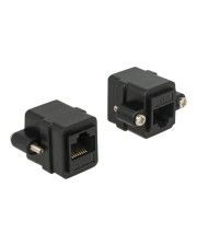 Delock Panel-Mount Netzwerkkoppler RJ-45 W bis W CAT 6 (85124)