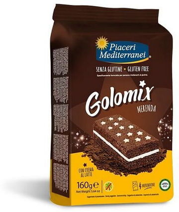 Eurospital Piaceri Mediterranei Golomix Merenda 4 Pezzi Da 40 G