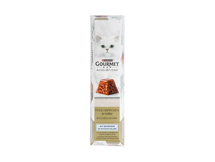 Gourmet Revelations Katzenfutter in Gelée Fisch 4x57g